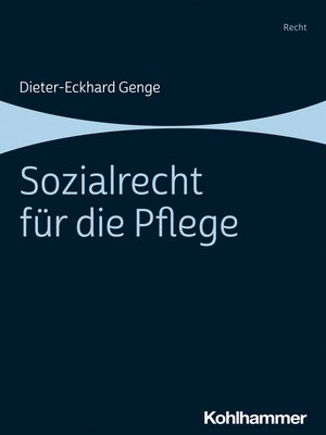 cover image of Sozialrecht für die Pflege